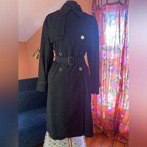 H&M Black Classic Trench, Never worn